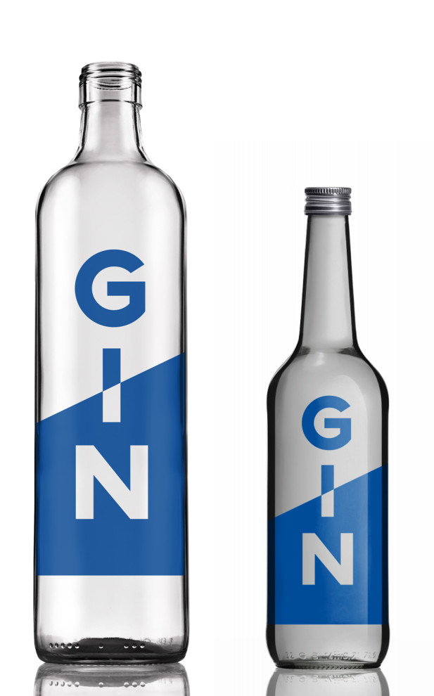 Gin, Rundum-Glasprint